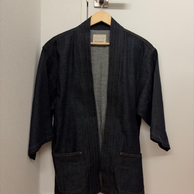 [새상품] 풀카운트 데님 하피