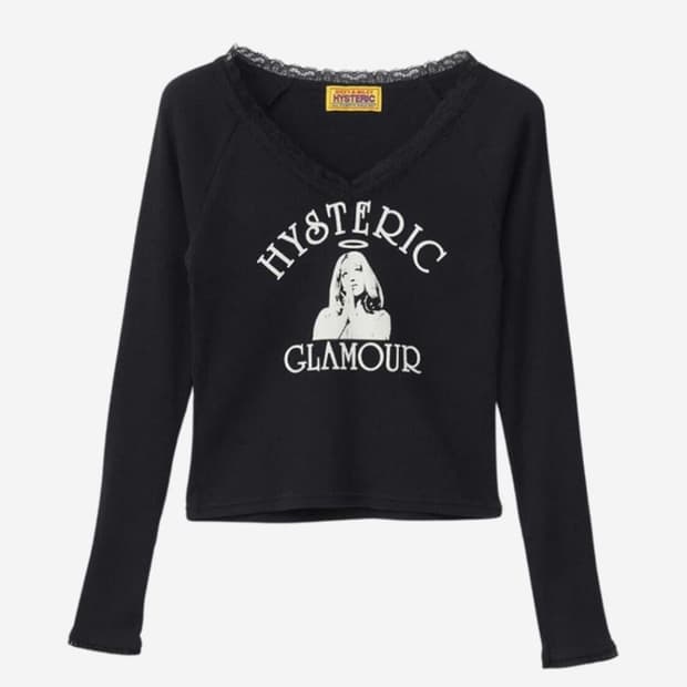 히스테릭글래머 엔젤 숏 롱슬리브