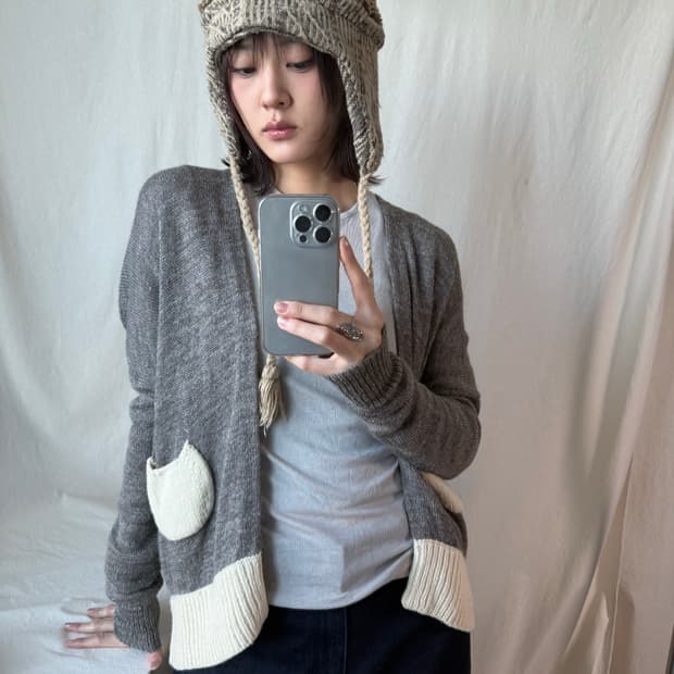 Tsumori Chisato Cat Cardigan