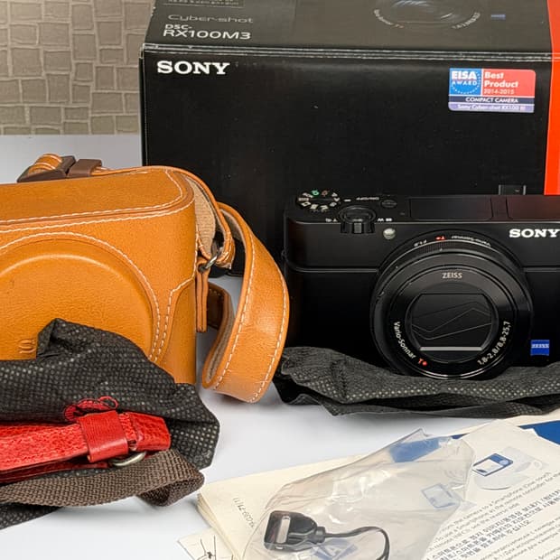 소니 RX100M3 빈티지 레트로 감성 카메라
