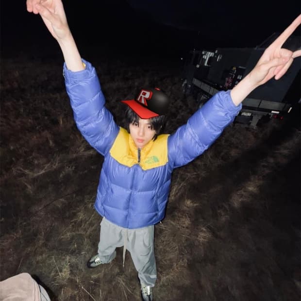 코르티스 주훈 노스페이스 패딩 판매