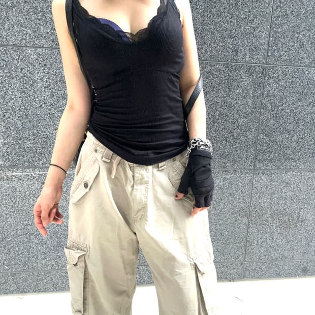cargo cropped pants