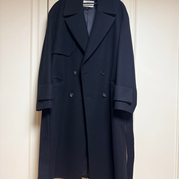 벨리에 울 트렌치 코트 블랙 M