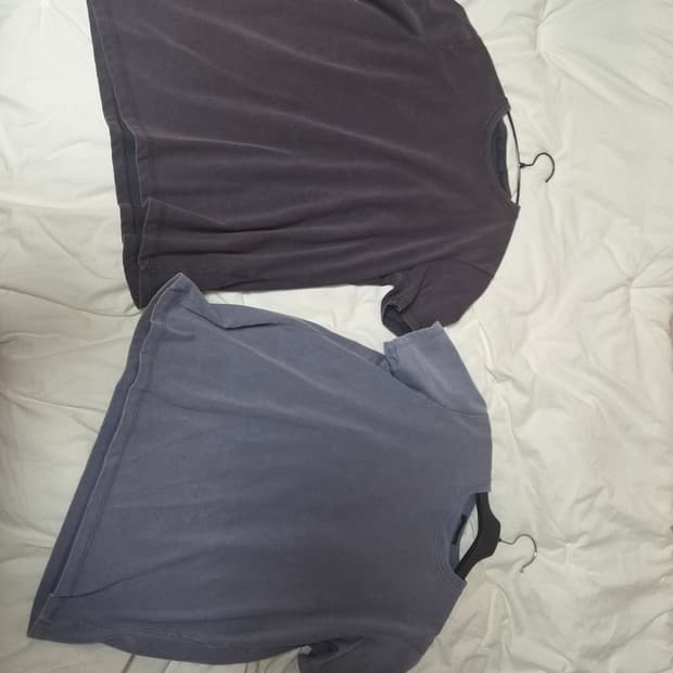 다이브인 레귤러핏 티셔츠 블루,퍼플