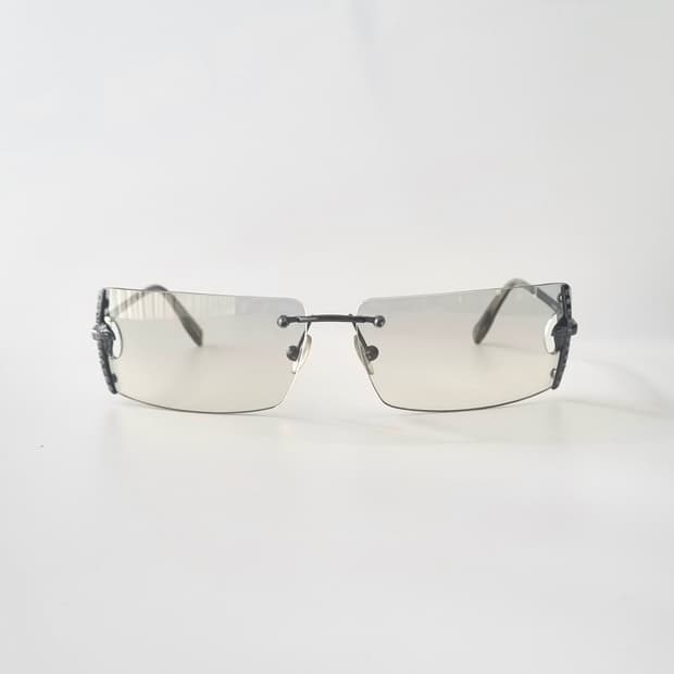 데드스탁 베르사체 빈티지 메두사 큐빅 무테 선글라스