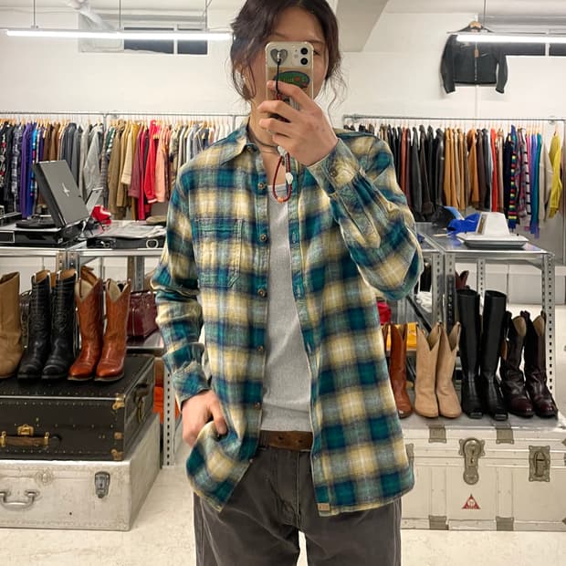 DICKIES ombre shirt 디키즈 옴브레 셔츠