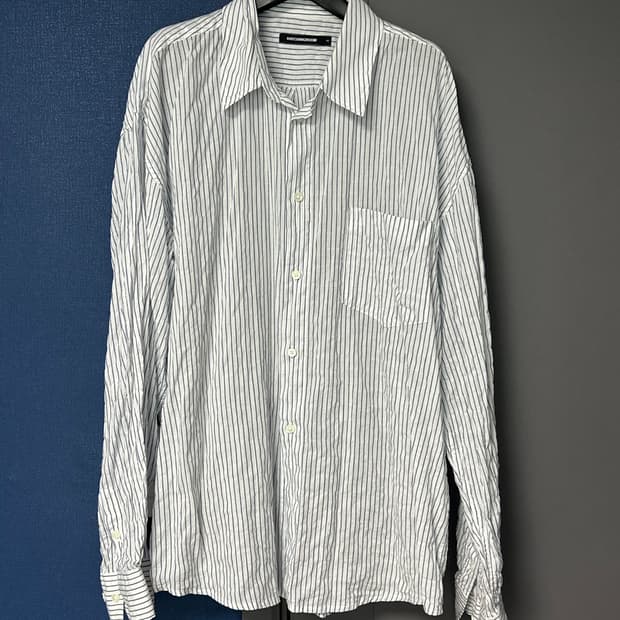 해칭룸 클래식 셔츠 셔링 스트라이프