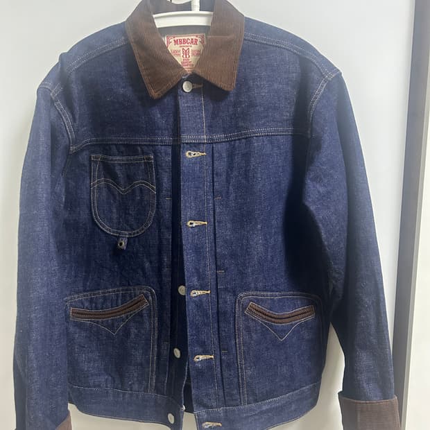 mbbcar 데님 워크 자켓