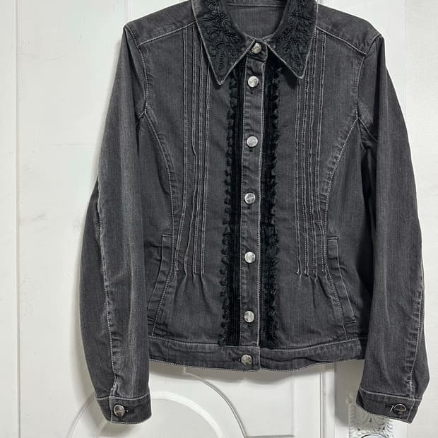 막스마라 디테일 데님 자켓