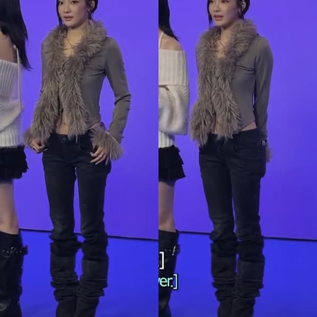 플리즈노팔로우  빈티지 부츠컷 데님