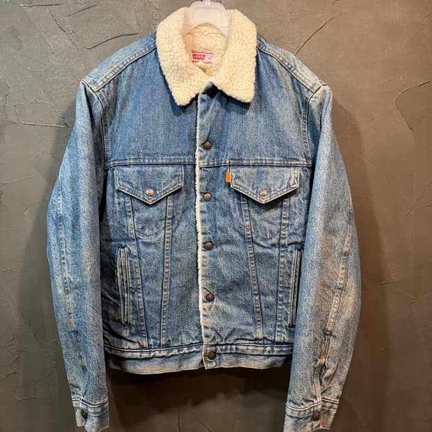 [42] LEVI's 리바이스 USA 데님 쉐르파 자켓