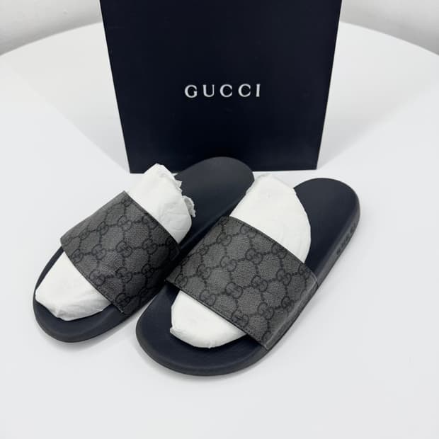 [백화점] 구찌 GG 슬라이드 슬리퍼 