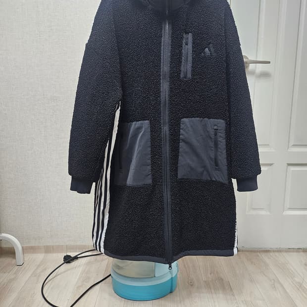 (100~105)L☆초대장급☆아디다스 어반2중지퍼[검흰] 보아롱후리스점퍼