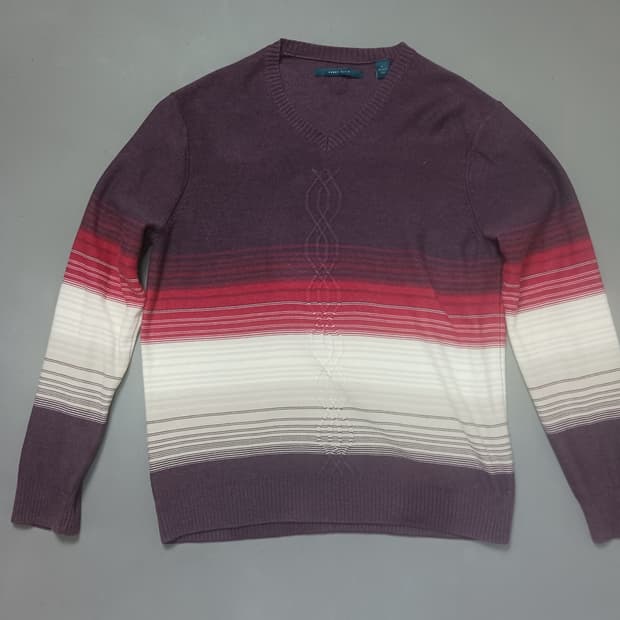 [L] 페리엘리스 그라데이션 브이넥 니트