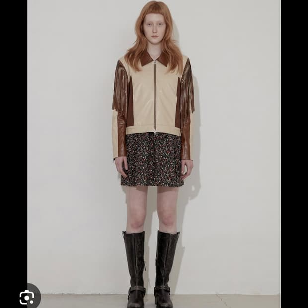 Salty pebble 프린지 자켓