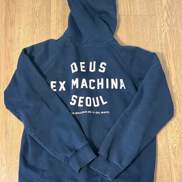데우스 엑스 마키나 서울 어드레스 후드 네이비 xl