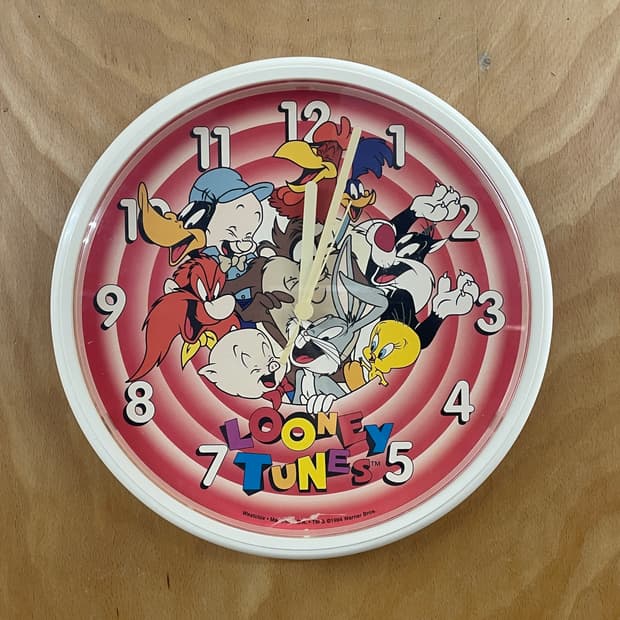 🕰️ 1994 MADE USA LOONEY TUNES 루니툰즈 벽시계
