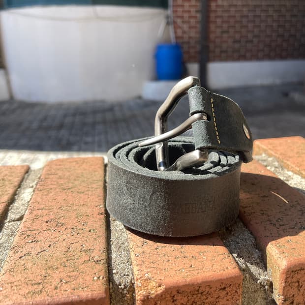돌체앤가바나 블랙 레더벨트
