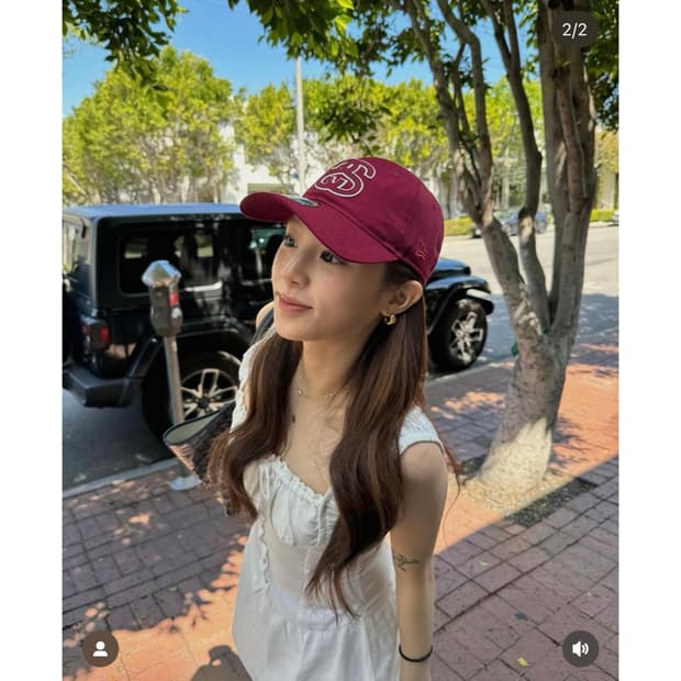 스투시X뉴에라 920 SS 아플리케 버건디