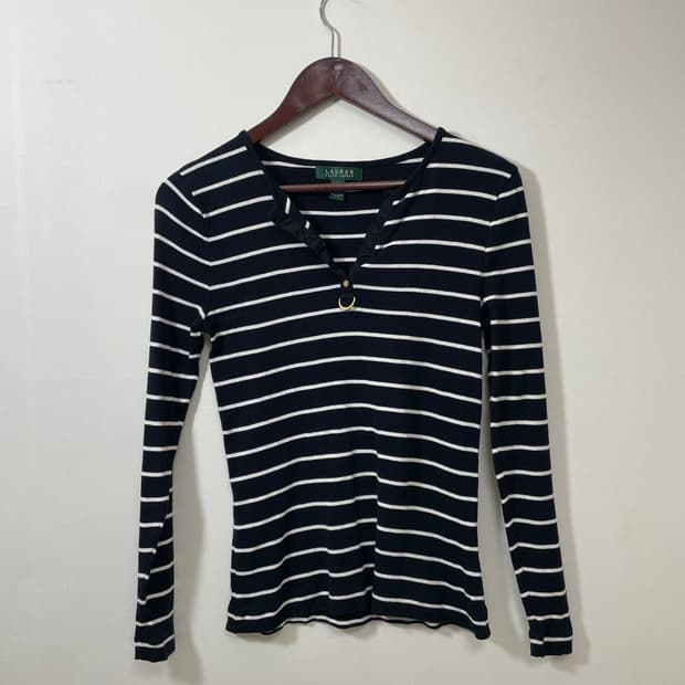 폴로Polo 스트라이프 티셔츠 XS - T2 