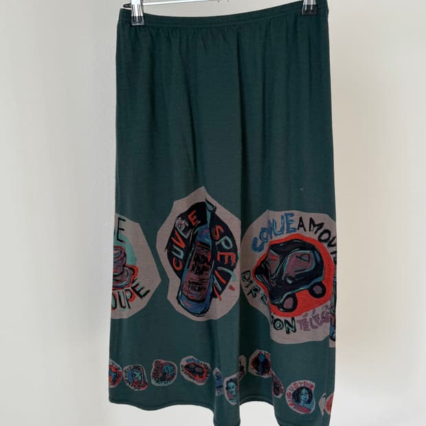 Tokuko 미디 레이어드 스커트