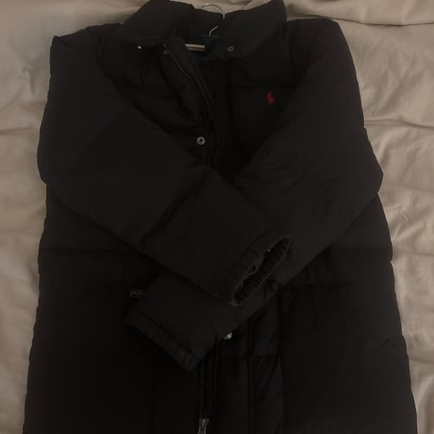 폴로 후드 패딩