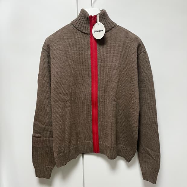 [L,XL]기마구아스 Alonso 집업 가디건/브라운