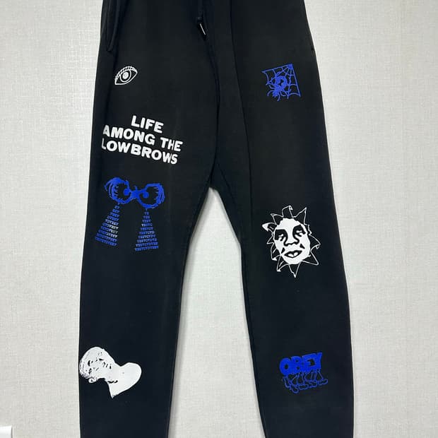 오베이 프린팅 스웻팬츠 M