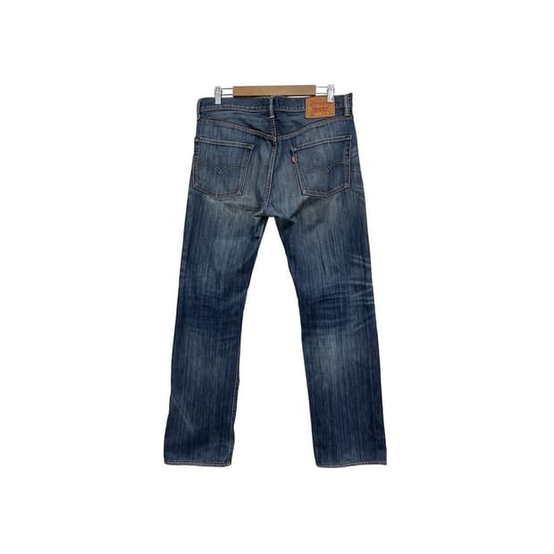 리바이스 504 슬림 스트레이트핏 워싱 데님 팬츠