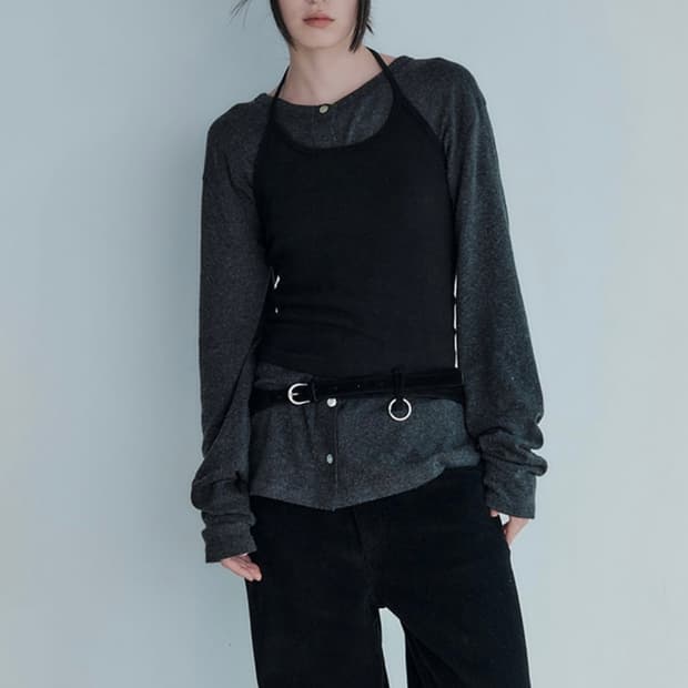 리포스 앙고라 홀터넥 나시