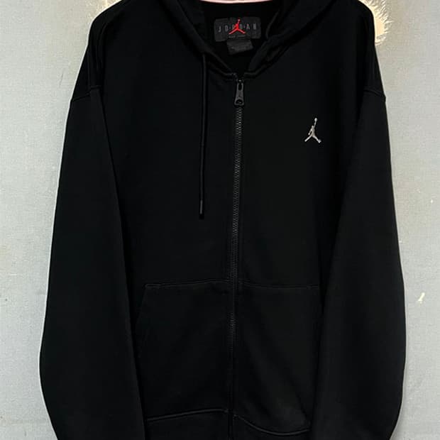 나이키 조던 에센셜 풀집 후드집업 춘추 남자 블랙 XL 105-110
