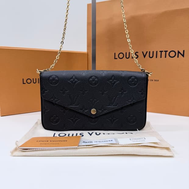 [S+급/OS] 루이비통 포쉐트 펠리시 모노그램 앙프렝뜨 여성백 가방