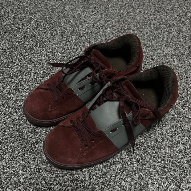 발렌티노 스웨이드 히든 스니커즈 40