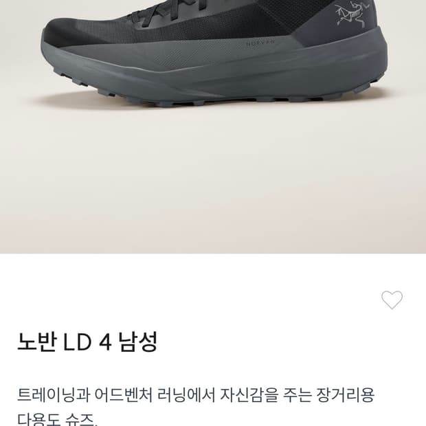 아크테릭스 노반 LD 4 트레일화(러닝화) 270
