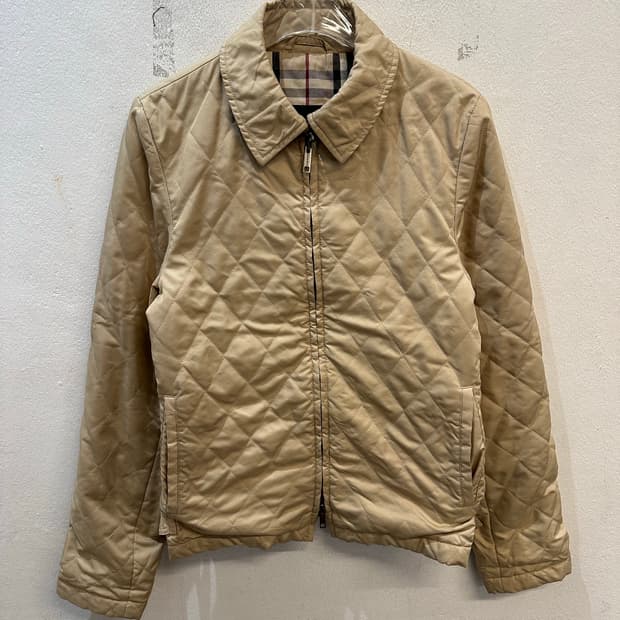 Burberry quilted zip up jacket