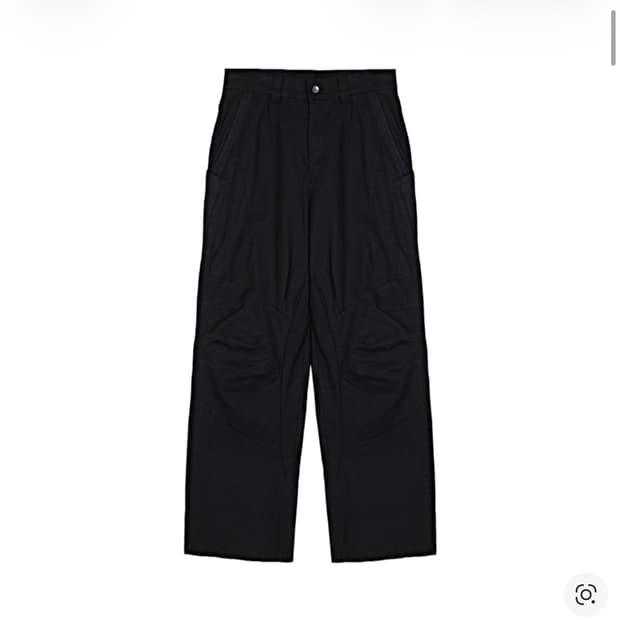 (구매) S사이즈 이그노타 캐러페이스 팬츠 블랙