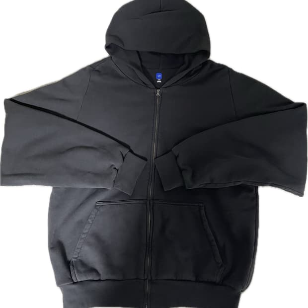 Yeezy gap hoodie zip-up black