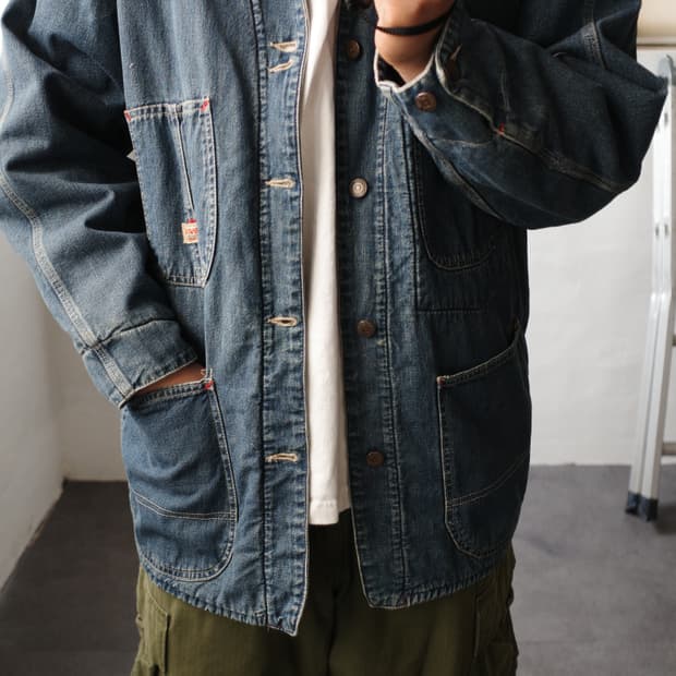 90s 리바이스 데님 커버올 자켓