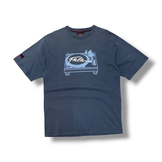 00s 후부 FUBU Y2K 턴테이블 티셔츠 (M)  