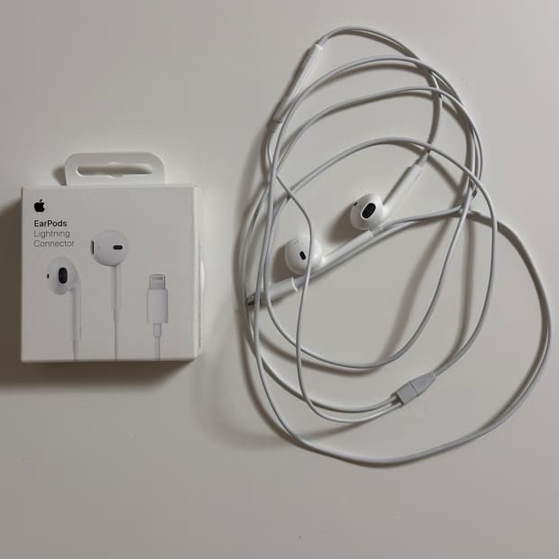 애플 Apple 정품 라이트닝 8핀 이어팟 이어폰