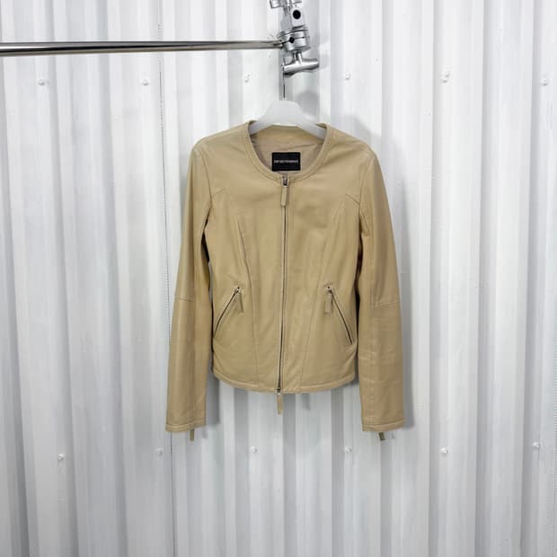 Emporio Armani lambskin rider