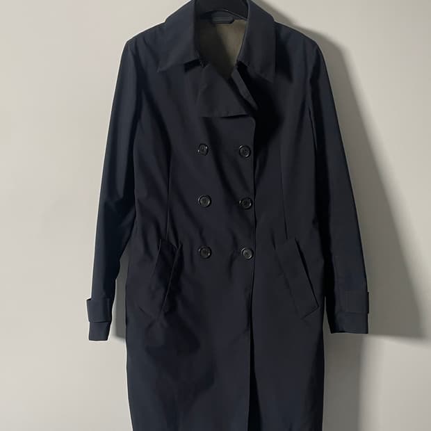 프라다 우먼스 벨티드 더블 트렌치 코트 (on.269)