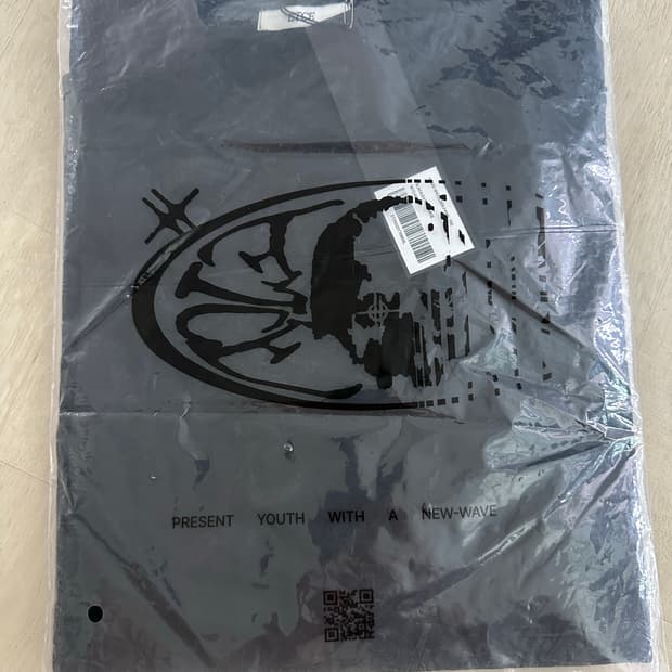 etce MIXED SHOULDER PANEL 블랙 반팔 티셔츠 XL