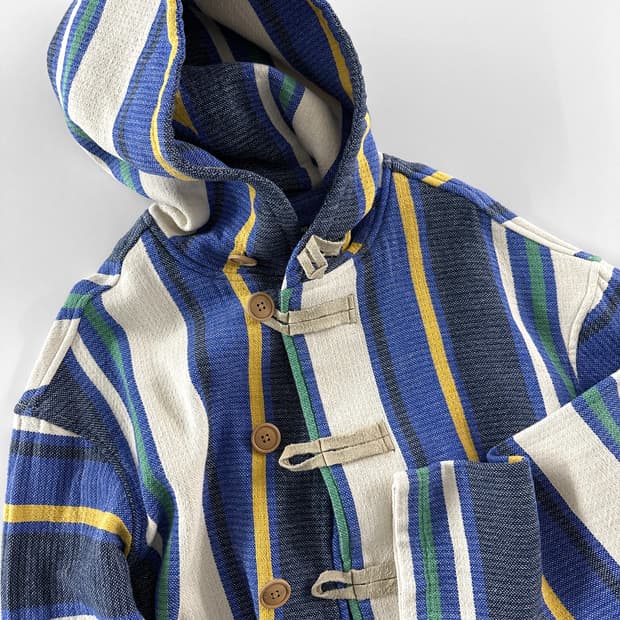 빈티지 로데오 크라운스 스트라이프 멕시칸 후디 자켓