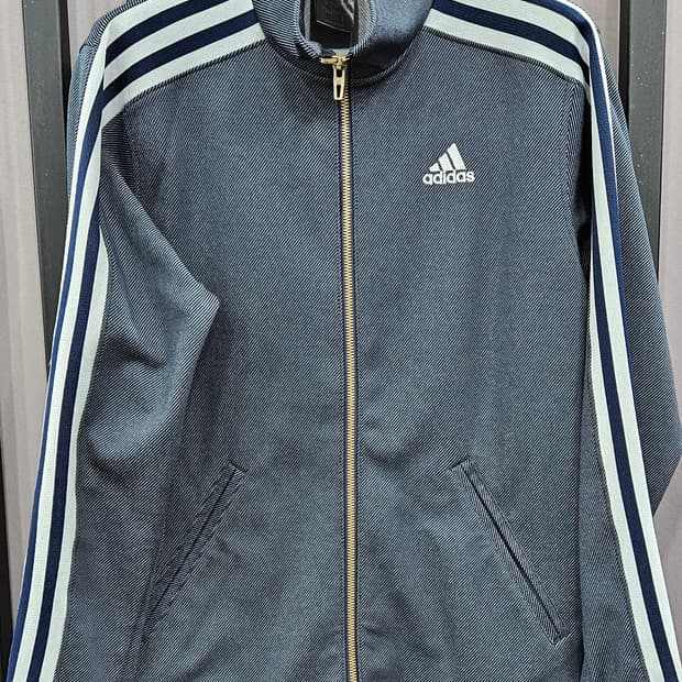 일본 아디다스 빈티지 네이비 져지 S