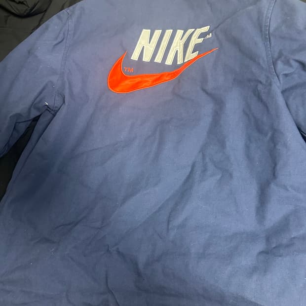 나이키 네이비 코치 자켓