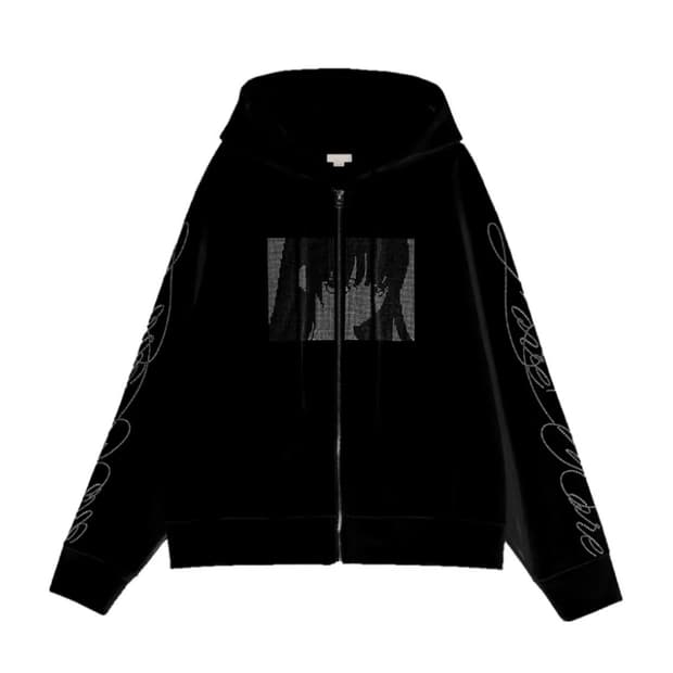 구매) 본네 Bonnae 라인스톤 집업 후디 블랙