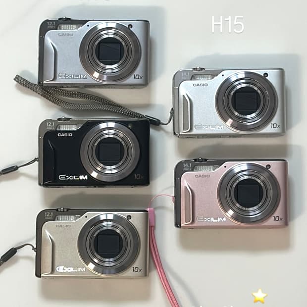 카시오 엑슬림 EX-H10 / EX-H15 디지털 카메라