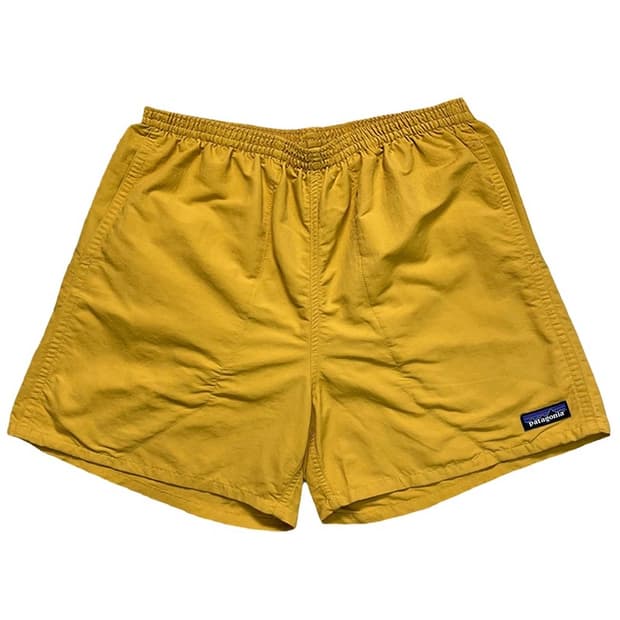 PATAGONIA 배기스 쇼츠 하프팬츠 머스타드 S