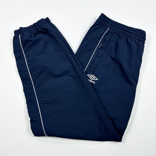 엄브로 와이드핏 레트로 우븐 조거팬츠 네이비 XL